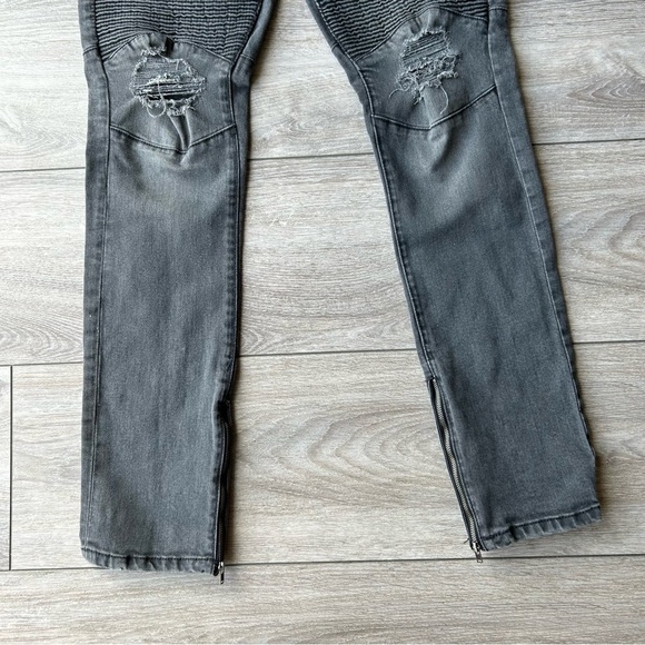 Urban Outfitters BDG Distressed Skinny Stretch Moto Jeans - Picture 10 of 16